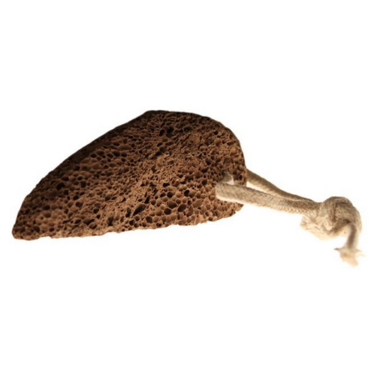 Traditional shape volcanic foot stone for exfoliation. 